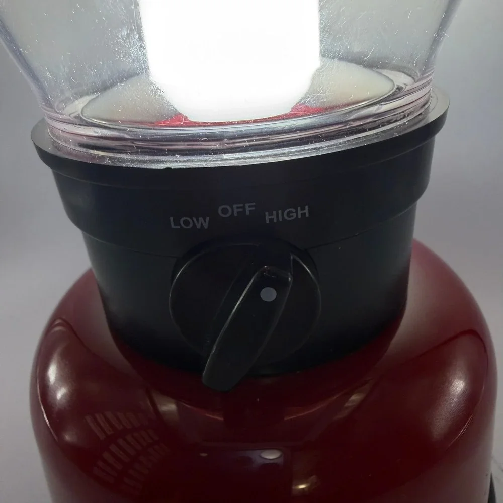 Coleman 4D Classic LED Lantern 400 Lumens Red Battery Powered Camping Light